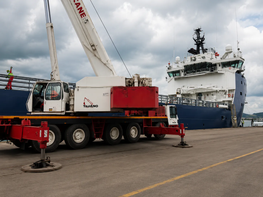 Operational coordination for offshore mobilization