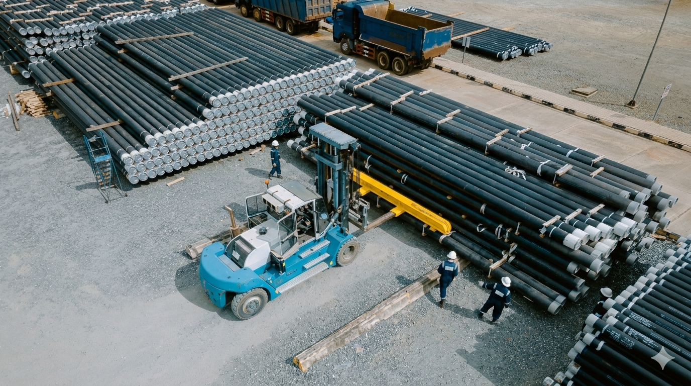 Infrastructure and logistics services hero background