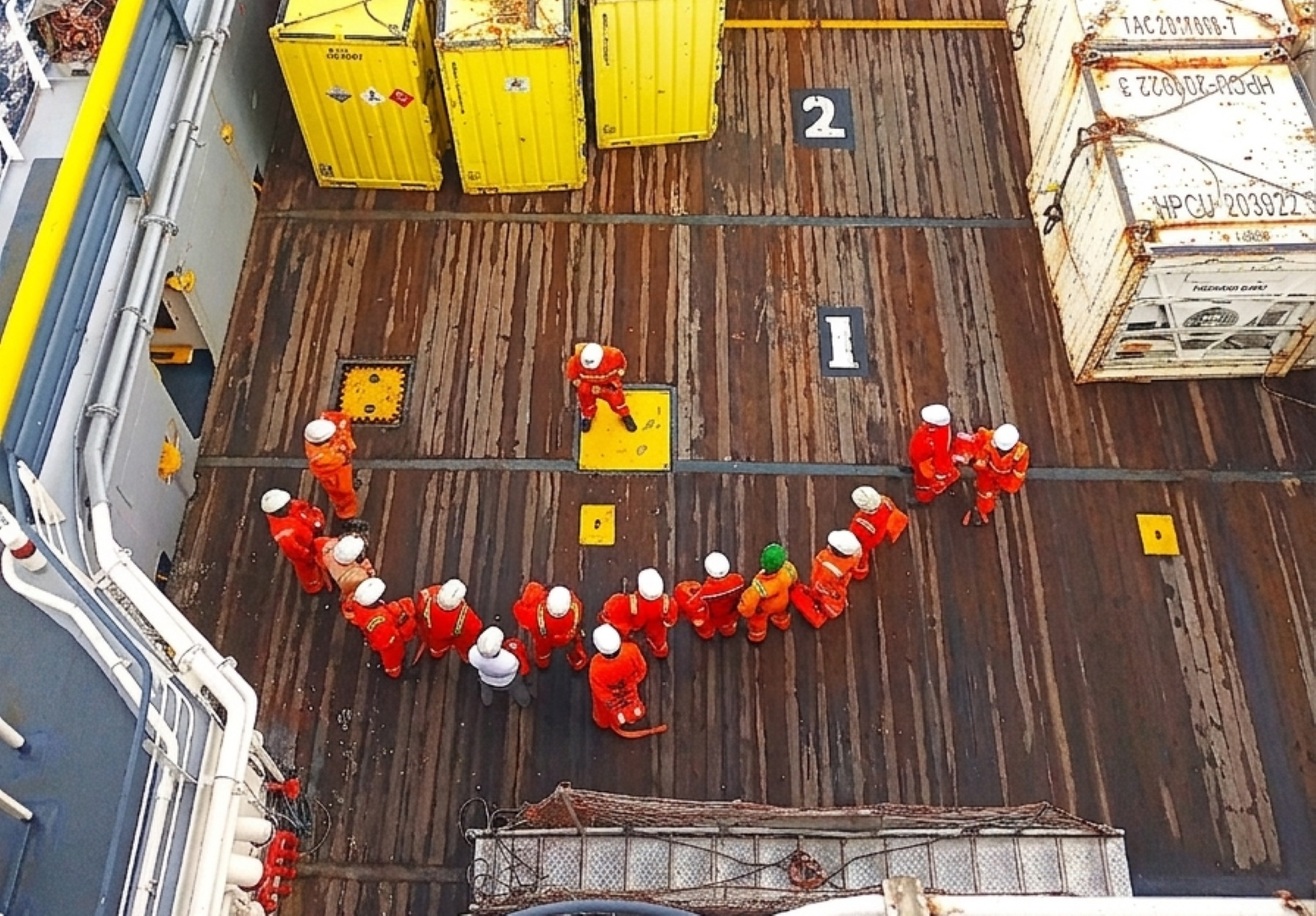 Marine services team background